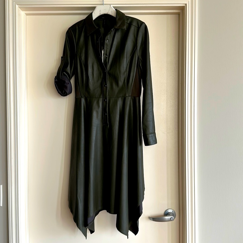 Leather dress
